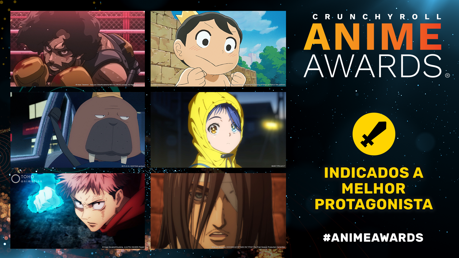 Crunchyroll Anime Awards 2022: indicados revelados!