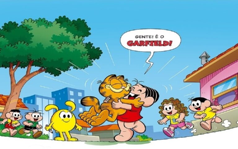 Lançamento: Turma da Mônica encontra Garfield em nova HQ da Panini