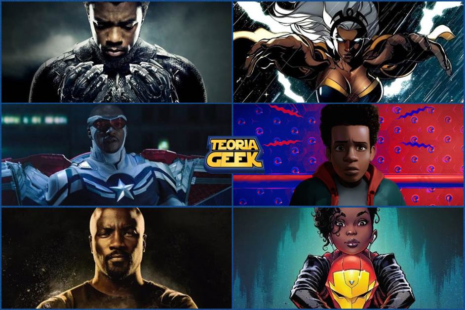 Herois Negros Marvel