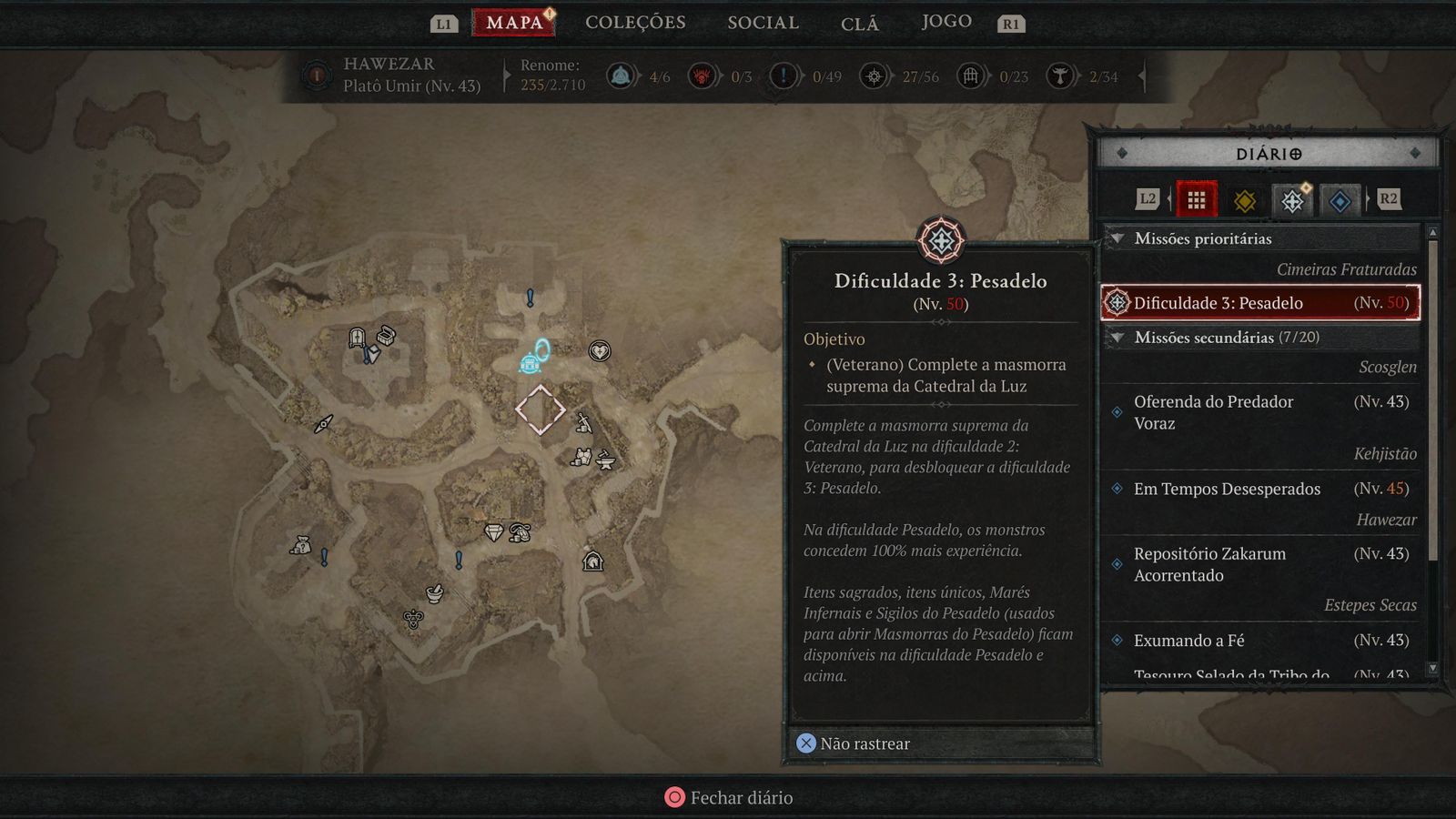 Diablo IV - Mapa