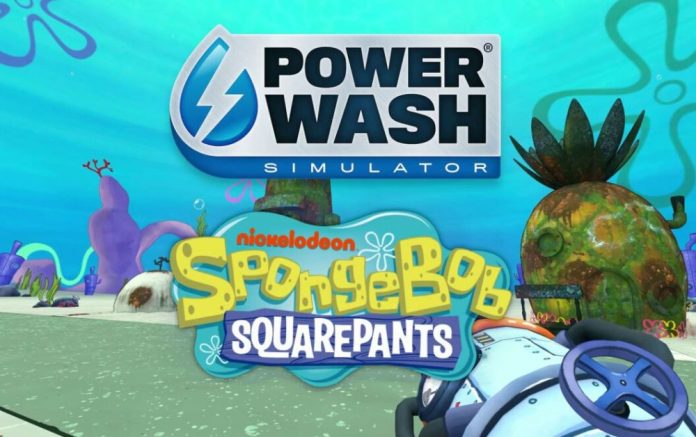 Bob Esponja chega ao PowerWash Simulator