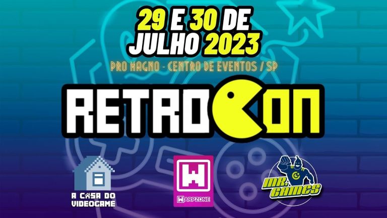 Vem aí a RETROCON, evento de games retrô em São Paulo