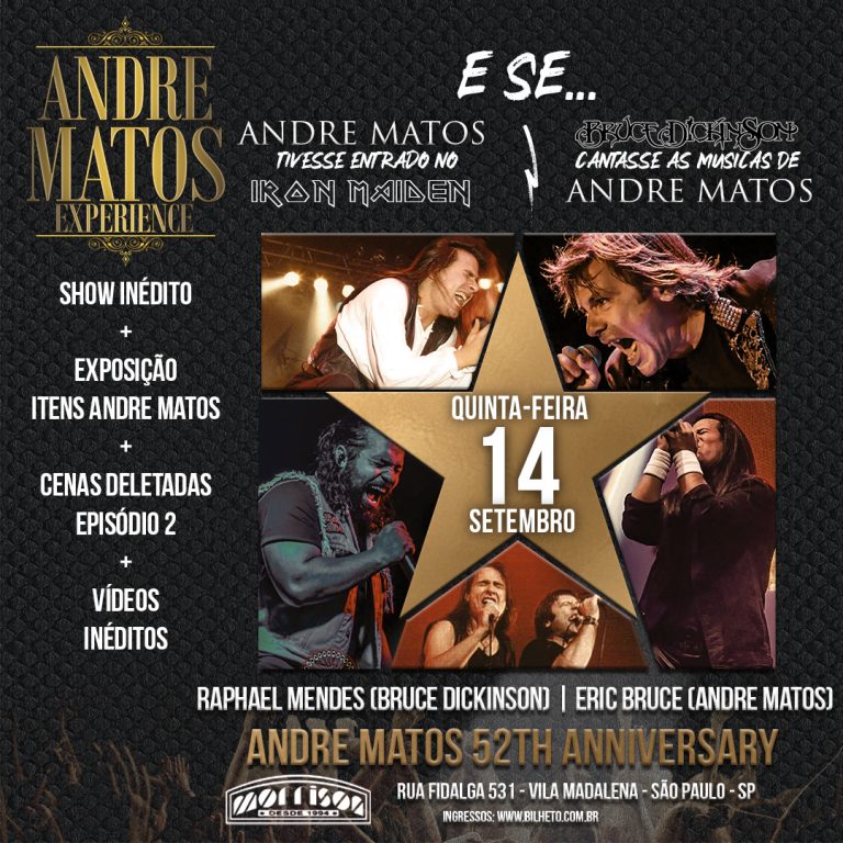 Andre Matos: Maestro do Rock – Morrison Rock Bar (SP) – 14 de setembro