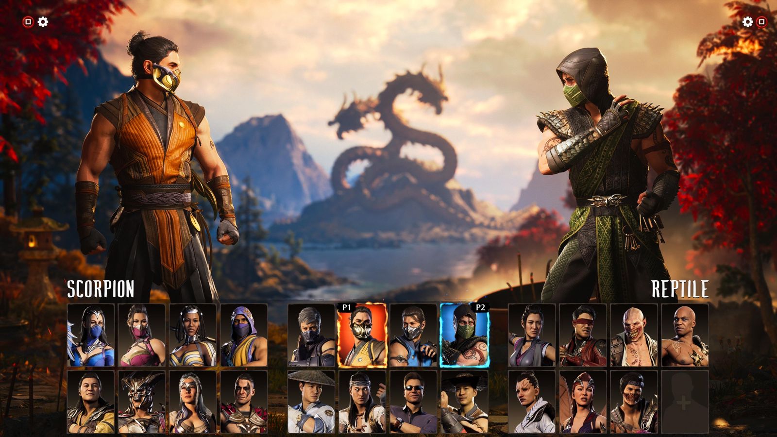 Mortal Kombat 1 - Seleção de Personagens