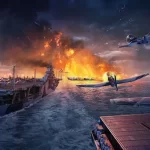 World of Warships atraca em 2024 com porta-aviões dos EUA