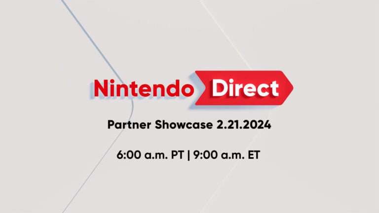 Nintendo anuncia o Direct Partner Showcase para 21 de Fevereiro