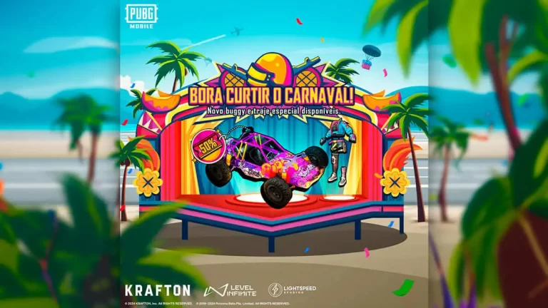 PUBG MOBILE celebra o Carnaval com eventos exclusivos para os brasileiros
