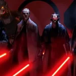 Por que os Lordes Sith têm olhos amarelos em Star Wars e outros não!?