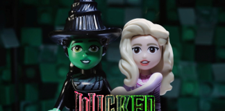 Universal Pictures divulga versão especial do trailer de Wicked com produção toda em Lego, marca parceira do longa