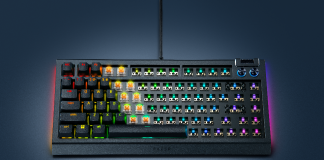 Razer inaugura era de novas possibilidades de customização com o seu primeiro teclado barebone, o Blackwidow V4 75%