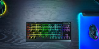 Razer expande sua linha de teclados gamer customizáveis com o Blackwidow V4 Tenkeyless Hyperspeed