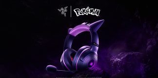 Razer expande a linha Pokémon para novos mercados com o Headset Kraken Kitty V2 – Gengar Edition