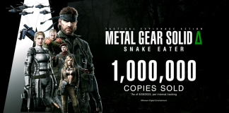 METAL GEAR SOLID Δ: SNAKE EATER ultrapassa um milhão de unidades vendidas em todo o mundo