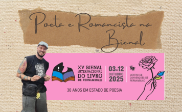 Poeta e Romancista na Bienal de Pernambuco 2025