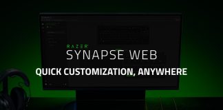 Razer disponibiliza o software Synapse Web para controle de dispositivos via navegador