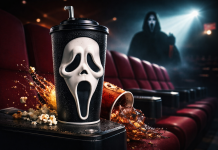 Ghostface na Bombonière | Cinemark lança copo colecionável de Pânico 7 no Brasil
