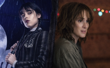 De Hawkins para Nevermore | Winona Ryder troca o Mundo Invertido pelos corredores sombrios de Wandinha
