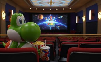 Segure essa pipoca, encanador! | Balde do Yoshi invade os cinemas brasileiros