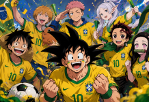 O hexa encontra Konoha | Festa geek promete transformar a Copa do Mundo em um anime gigante