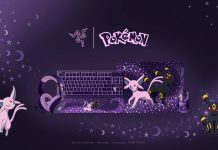 Razer anuncia coleção Espeon & Umbreon inspirada em dois icônicos Pokémon
