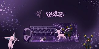 Razer anuncia coleção Espeon & Umbreon inspirada em dois icônicos Pokémon